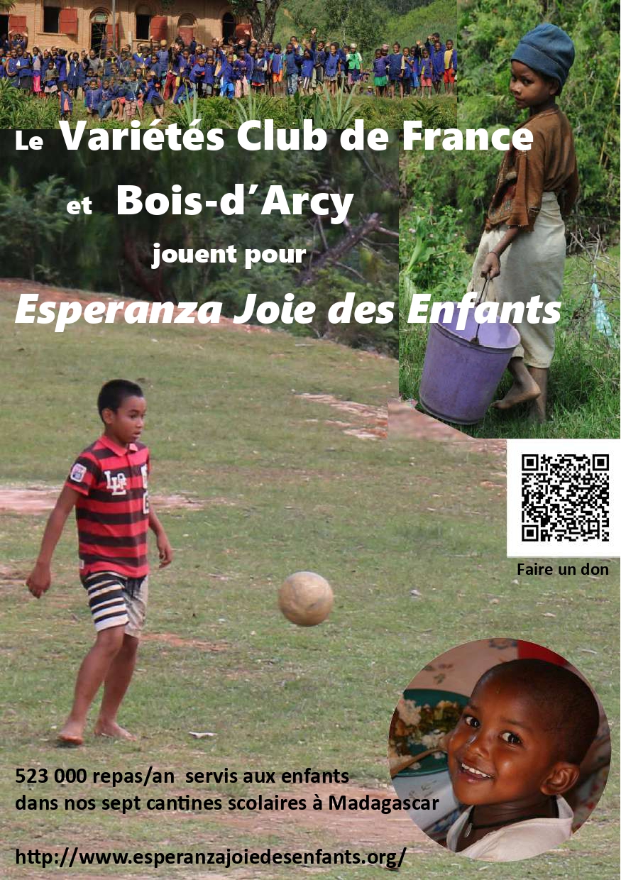 Le Variétés Club de France jouera à Bois d'Arcy pour les enfants d'Esperanza
